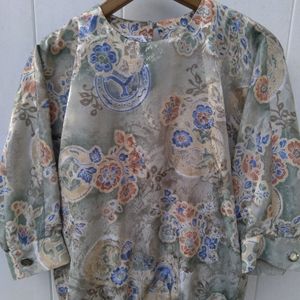 VINTAGE skirt and blouse matching set